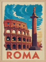 Rome Colosseum Column Andreas Magnusson