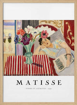 Femme Et Anémones
