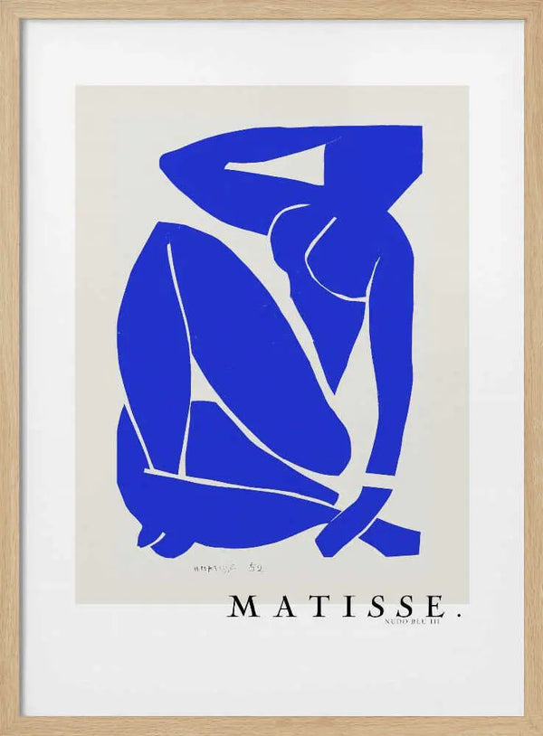 Nudo Blu III 1952 Boarder Henri Matisse