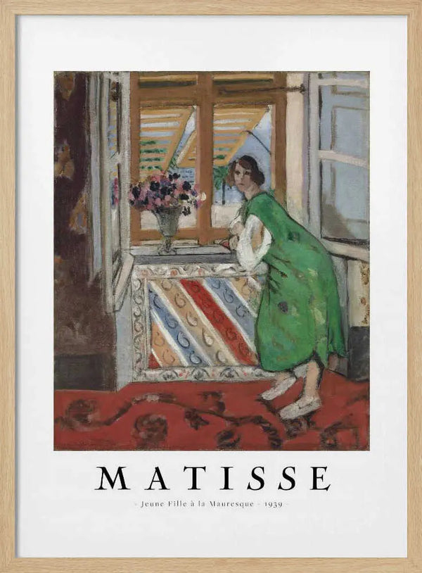 Jeune Fille a La Mauresque 1939 Henri Matisse
