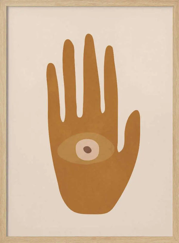 Mystic Hand Eye City Art