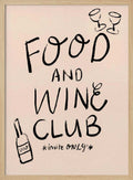 Food Wine Club Invite