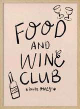 Food Wine Club Invite