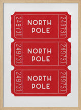 North Pole Christmas Tickets Jolly and Dash