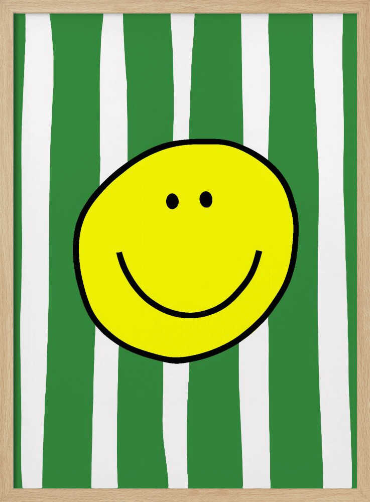 Smile Art Print UK — Portrait Fresh Wall Art — Bedroom — Wall It All Prints