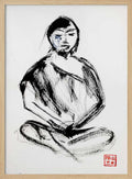 Meditating Zen Monk