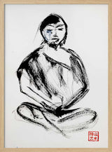 Meditating Zen Monk