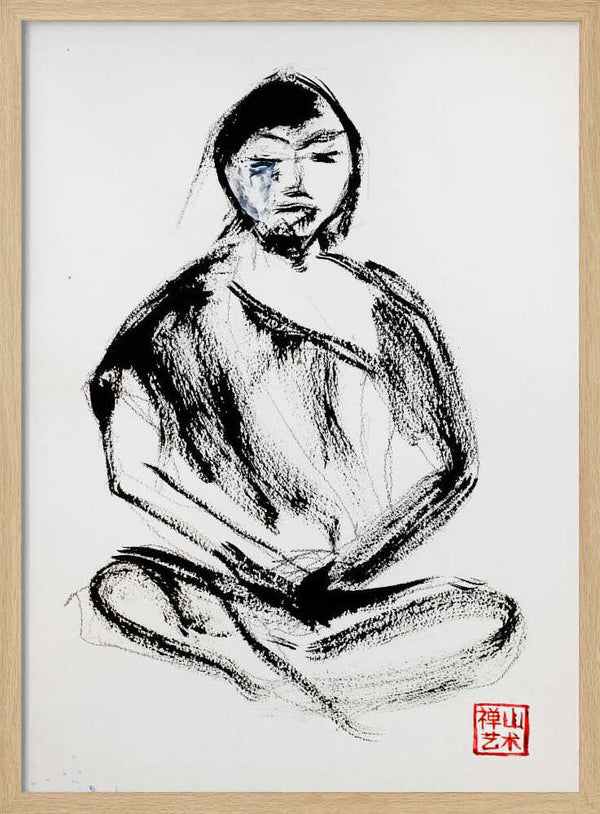 Meditating Zen Monk RodMacIver