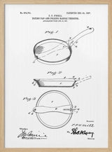 Frying Pan Patent Drawing
