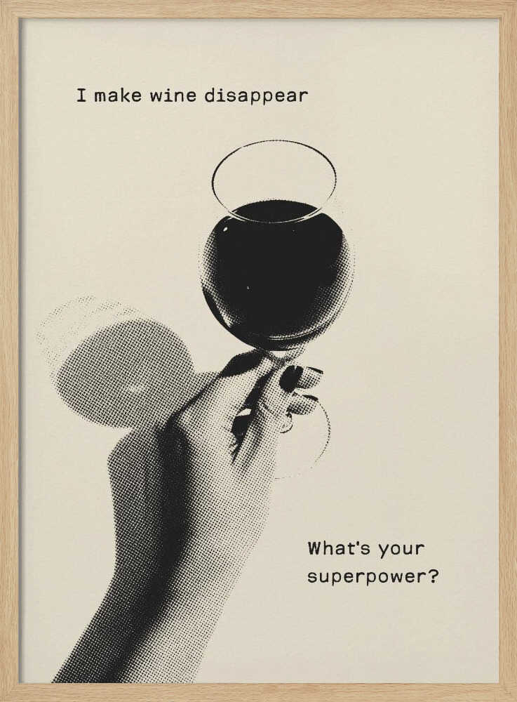Retro Wine Drink
