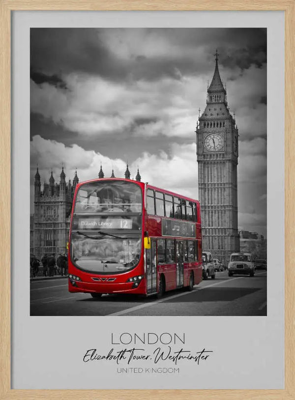 London Red Bus Big Ben Melanie Viola