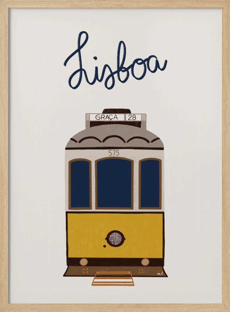 Iconic Lisbon Tram Menina Lisboa
