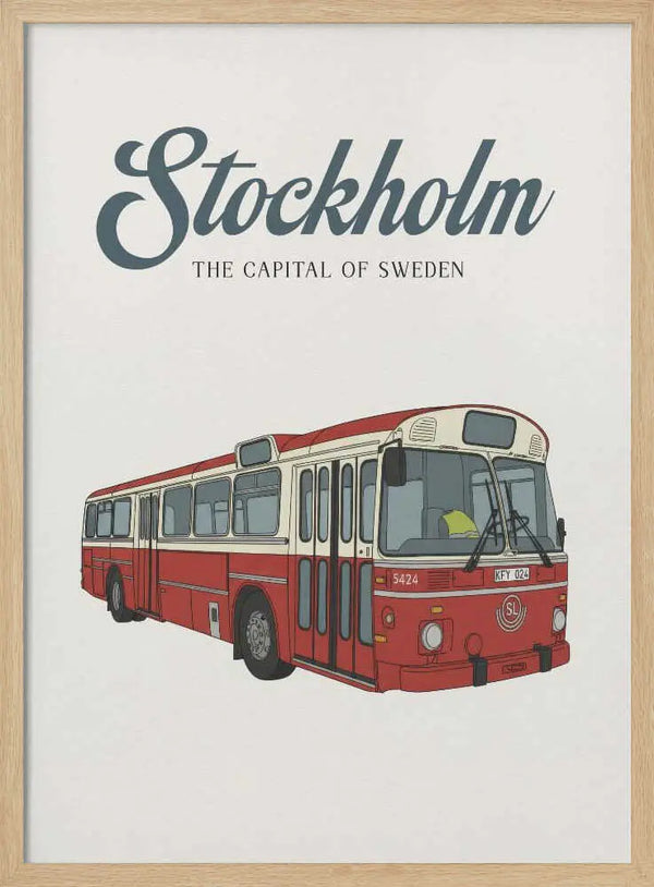Classic Red Stockholm Bus Andreas Magnusson