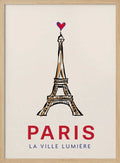 Paris Eiffel Heart