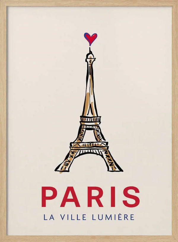 Paris Eiffel Heart Rio Soléy