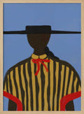 Bold Hat Woman and Stripes New Mexico Style