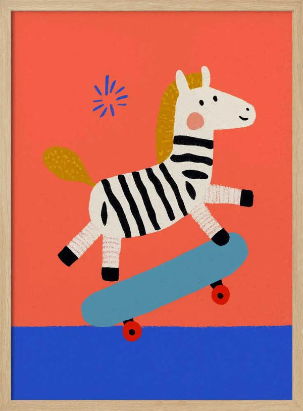Skating zebra Treechild