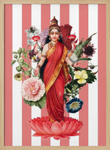 Goddess Lakshmi Floral Marja van den Hurk