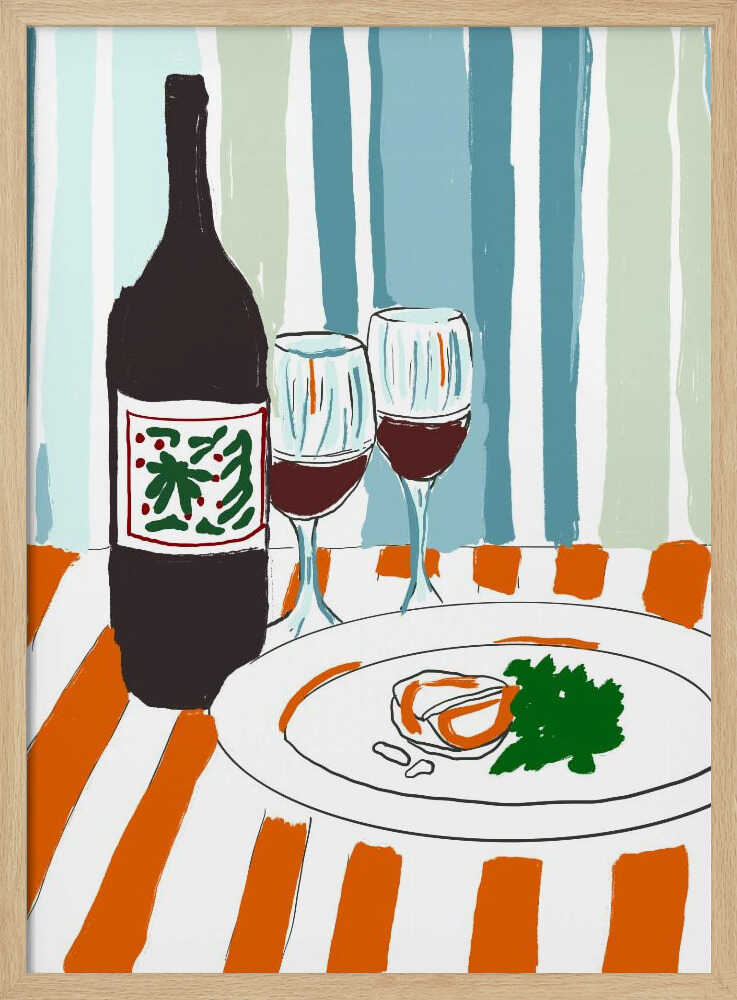 Deliciousappetizer Art Print UK — Food Vibrant Wall Art — Kitchen — Wall It All Prints