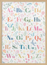 Pastel Floral Alphabet
