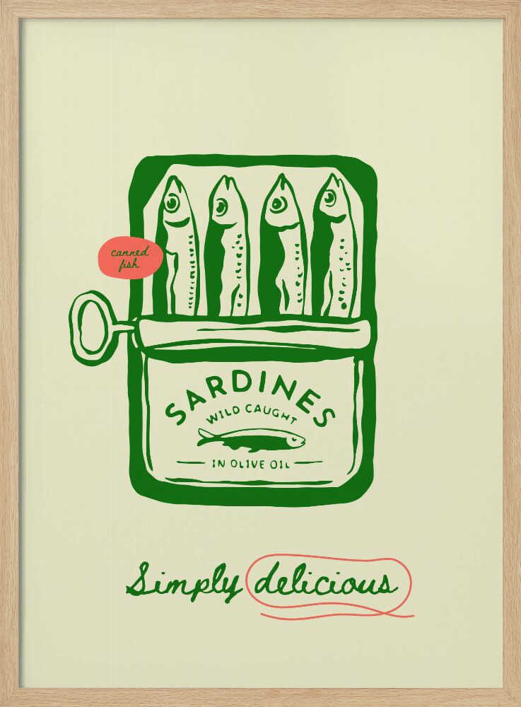 Summercollectionno32 Art Print UK — Vintage Minimal Wall Art — Kitchen — Wall It All Prints