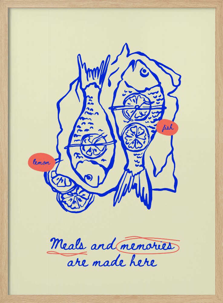 Summercollectionno34 Art Print UK — Food Fresh Wall Art — Kitchen — Wall It All Prints