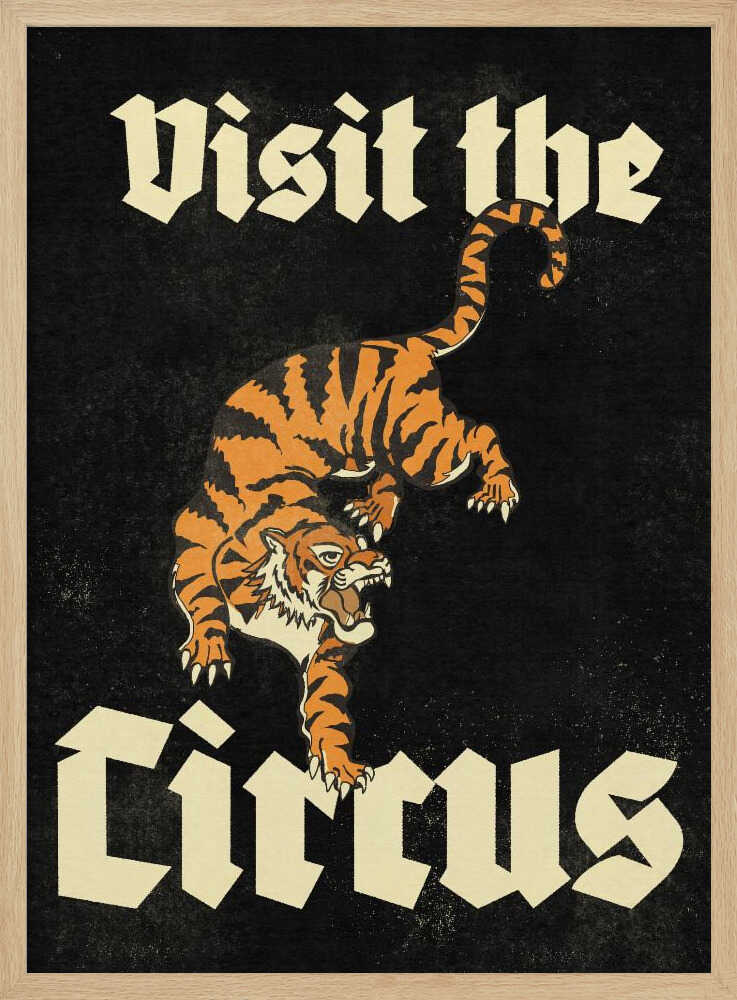 Roaring Circus Tiger