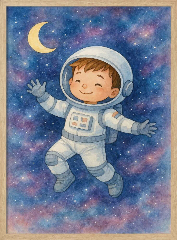 Smiling Astronaut Boy