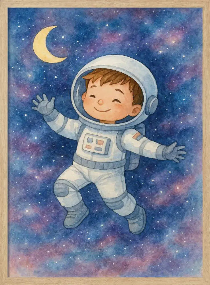 Smiling Astronaut Boy Natalie Bruns