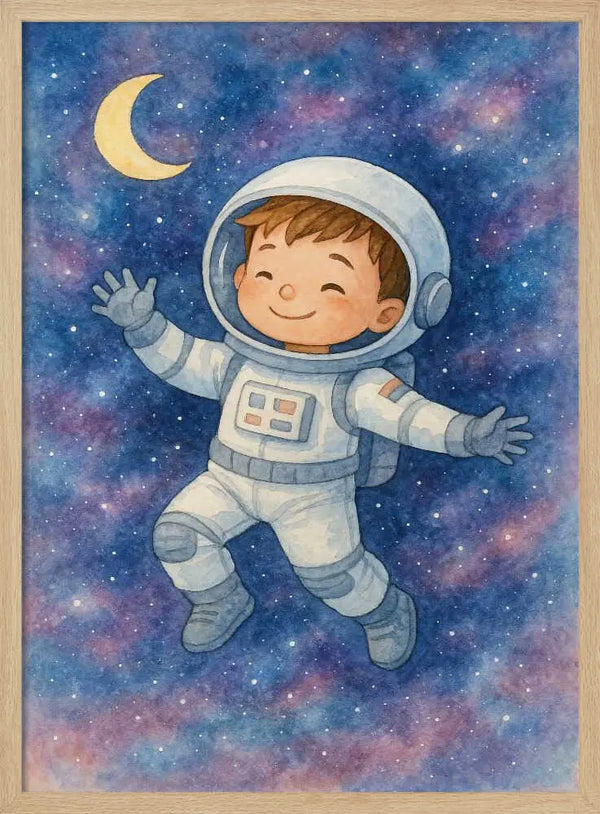 Smiling Astronaut Boy Natalie Bruns