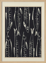 Graphic Sardine Pattern