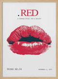 Vintage Red Lips Graphic