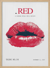 Vintage Red Lips Graphic