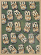 Vintage Sardine Can Pattern