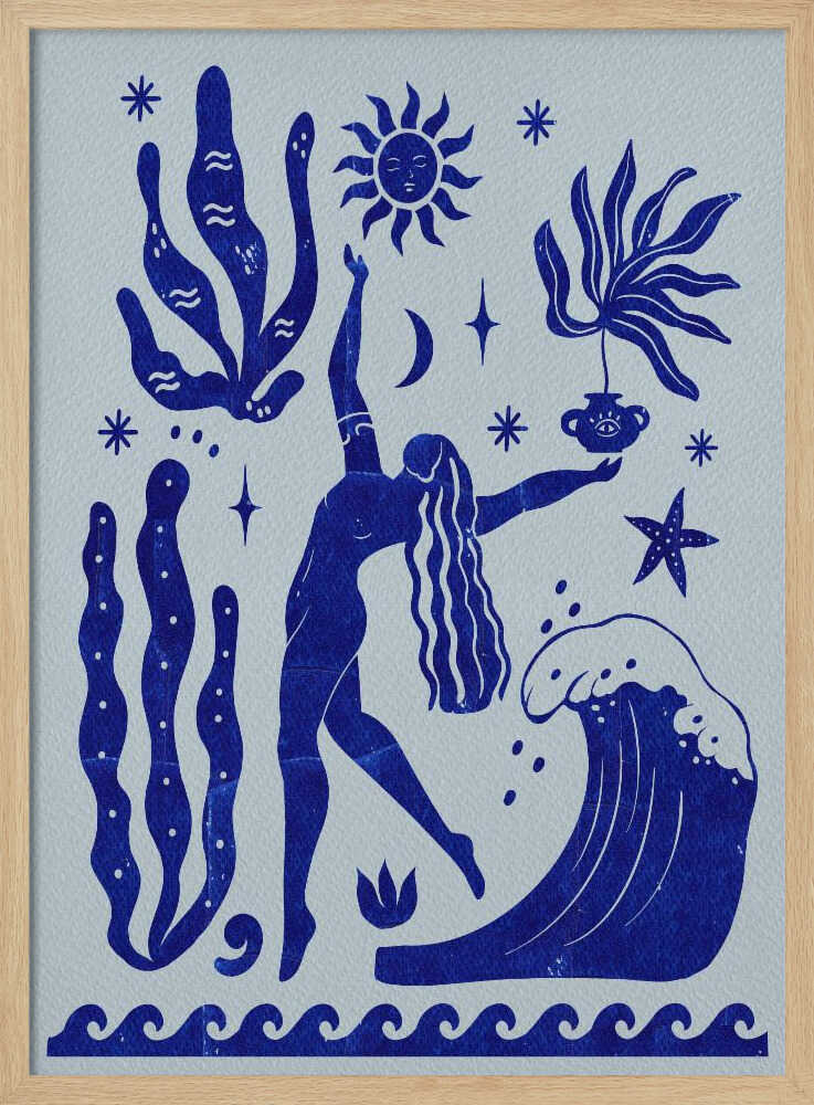 Celestial Ocean Woman Petra Lizde