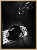 Fedora In Vintage Car