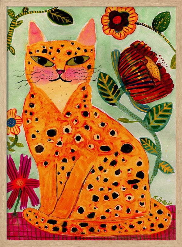 Whimsical Spotted Cat