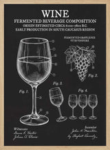 Vintage Wine Patent Drawing