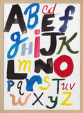 Vibrant Painted Alphabet