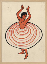Vibrant Cancan Dancer