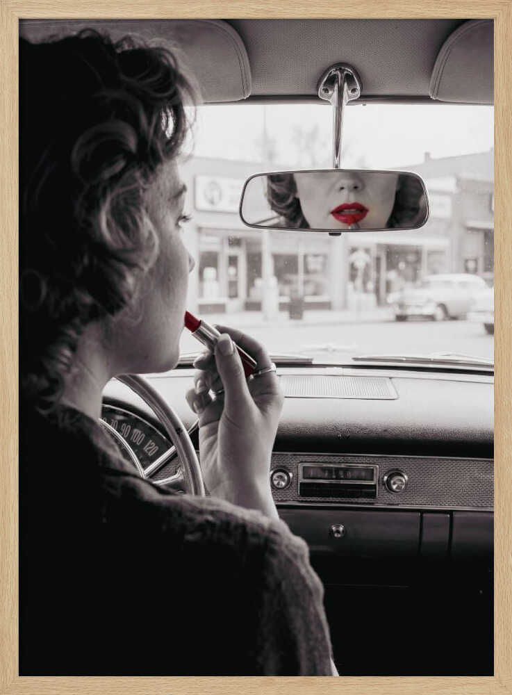 Vintage Lipstick Reflection