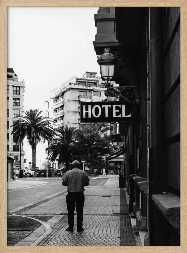 Man By City Hotel Aimee Giles