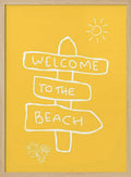Welcome Beach Sign