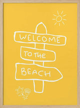 Welcome Beach Sign