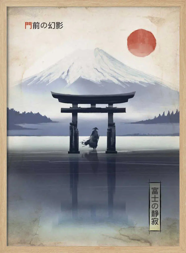 Mount Fuji Torii Reflection Fadil Roze