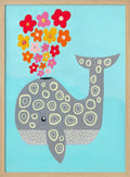 Floral Spouting Whale