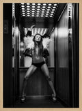 Monochrome Elevator Glamour