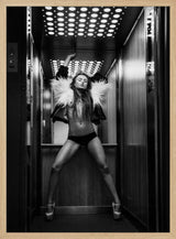 Monochrome Elevator Glamour
