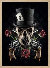 Elegant Gunslinger Skull