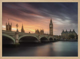 Big Ben Westminster Sunset Art Print UK — Dark Moody Warm Wall Art — Living Room — Wall It All Prints